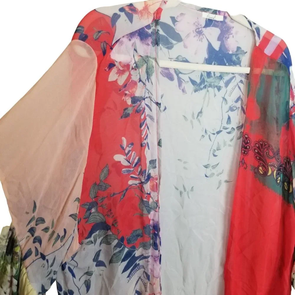 Anthropologie Floreat Womens OS Bird Floral Print - Picture 5 of 8